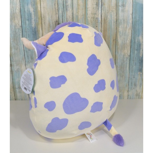 Squishmallows 16" Conway The Purple Spotted Highland Cow Plush NWT - Picture 2 of 11